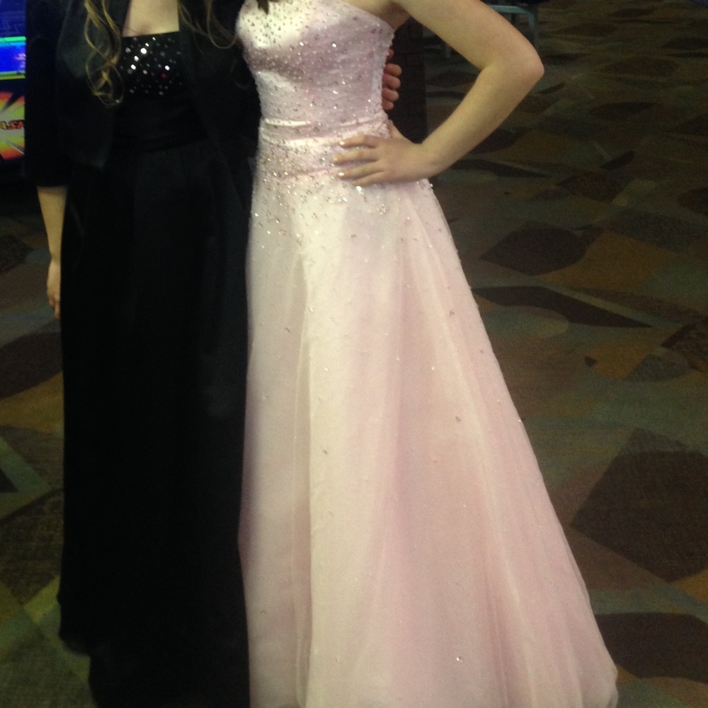 Pink prom dress